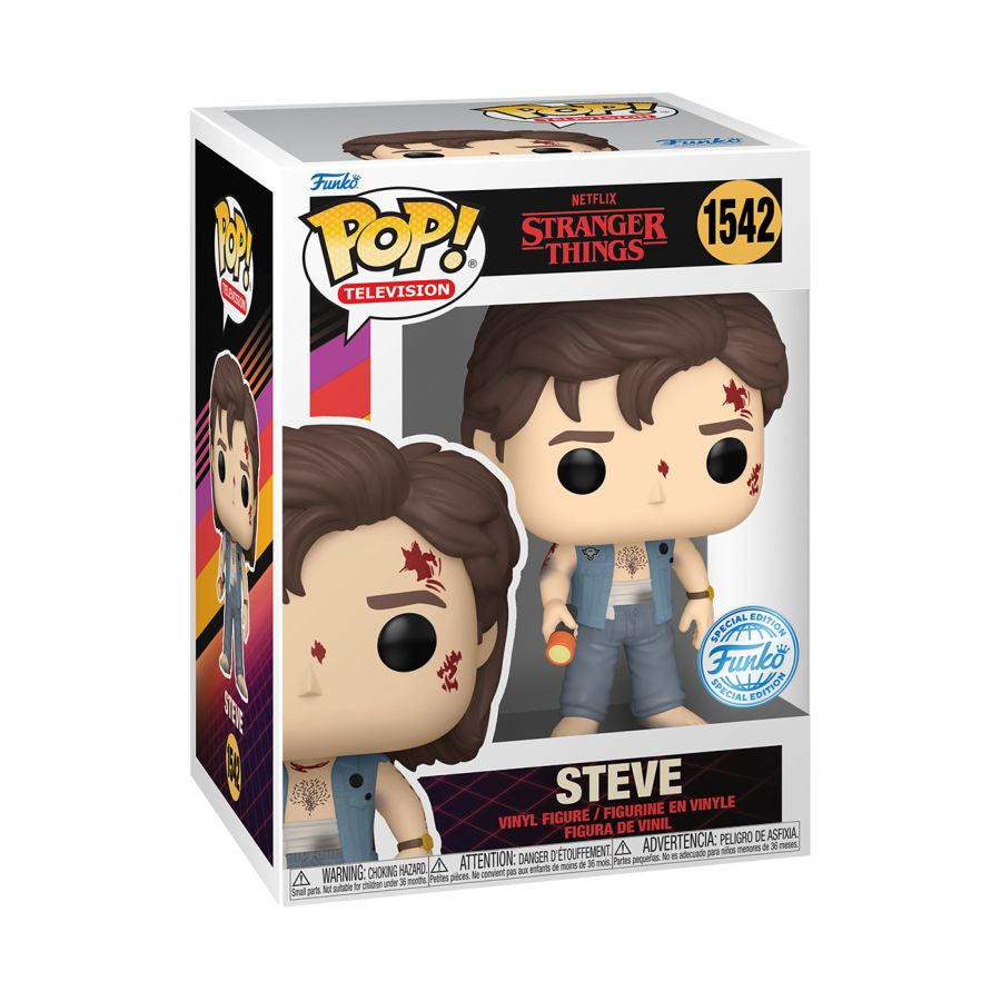 Stranger Things - Steve (Battle Damage) US Exclusive Pop! Viny #1542