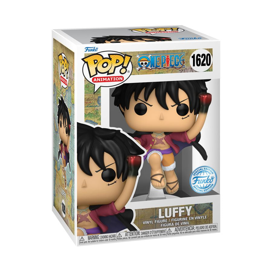 One Piece - Luffy Uppercut US Exclusive Metallic Pop! Vinyl #1620