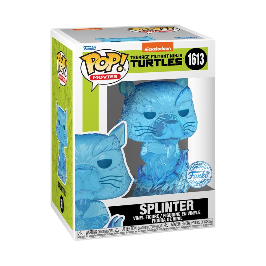 Teenage Mutant Ninja Turtles (1990) - Splinter US Exclusive Translucent Pop! Vinyl  #1613