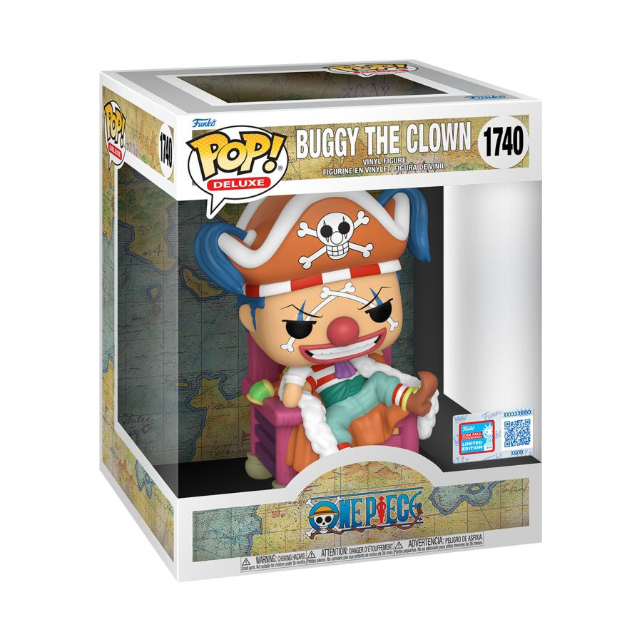 One Piece - Buggy the Clown (on Throne) NYCC 2024 Exclusive Pop! Deluxe #1740