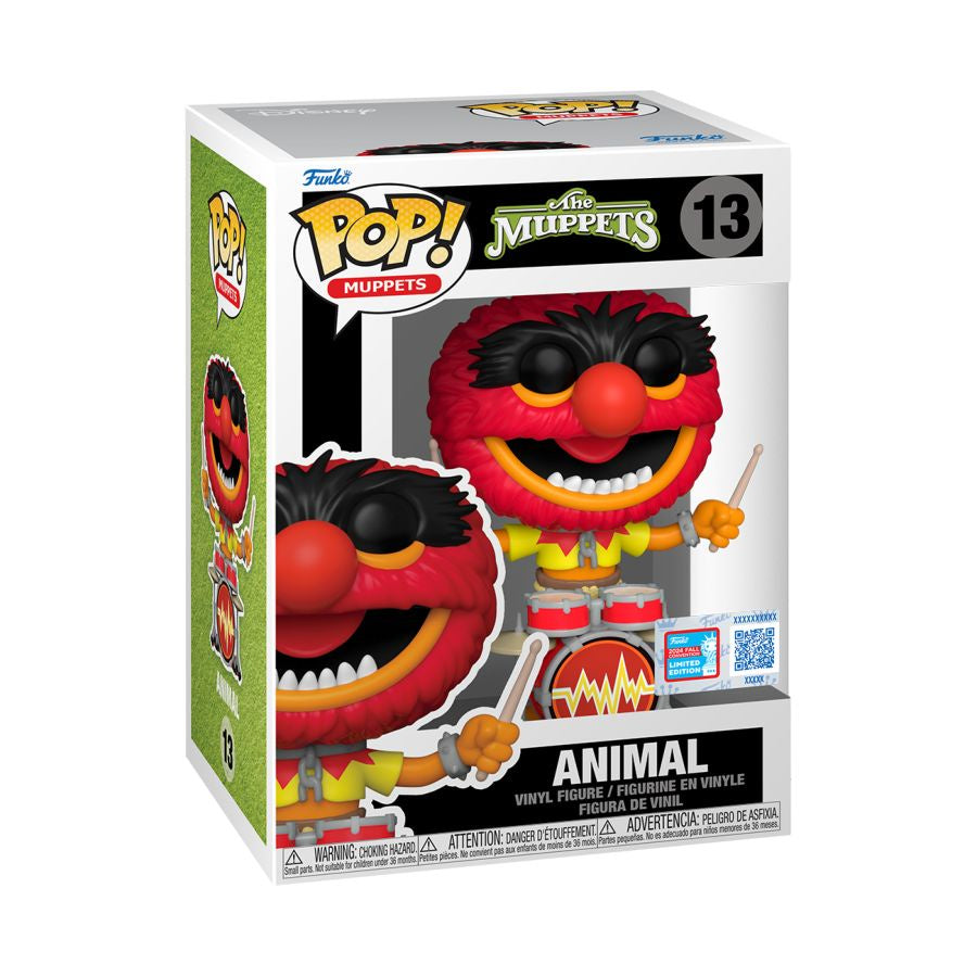 Muppets - Animal on Drums NYCC 2024 Exclusive Pop! Vinyl #13