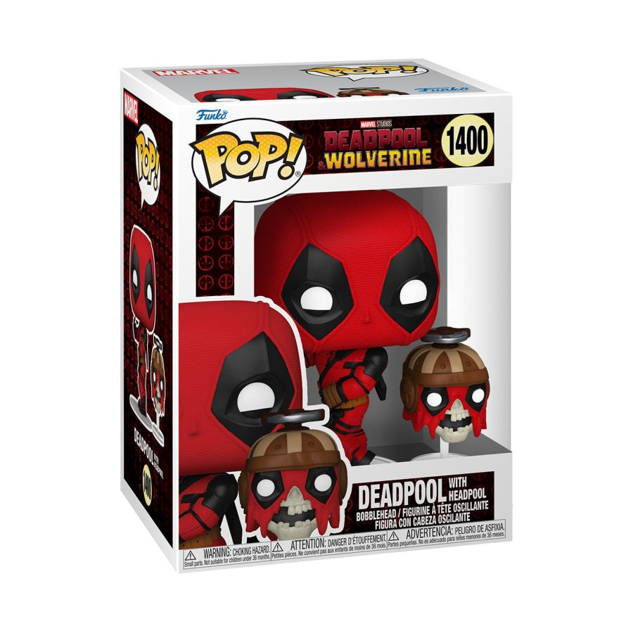 Deadpool & Wolverine - Deadpool with Headpool Pop! Vinyl #1400
