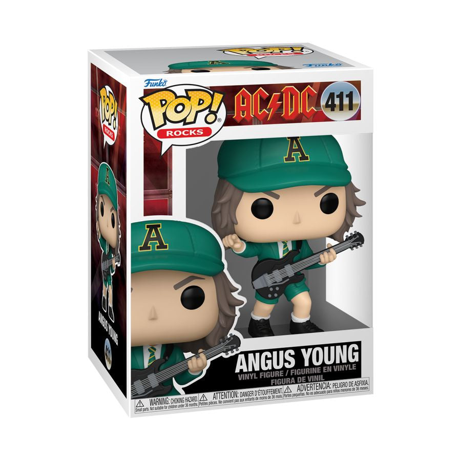 AC/DC - Angus Young (Green Uniform) Pop! Vinyl #411