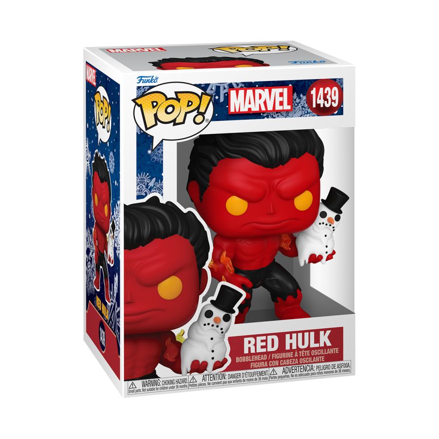 Marvel Comics - Red Hulk Holiday Pop! Vinyl #1439