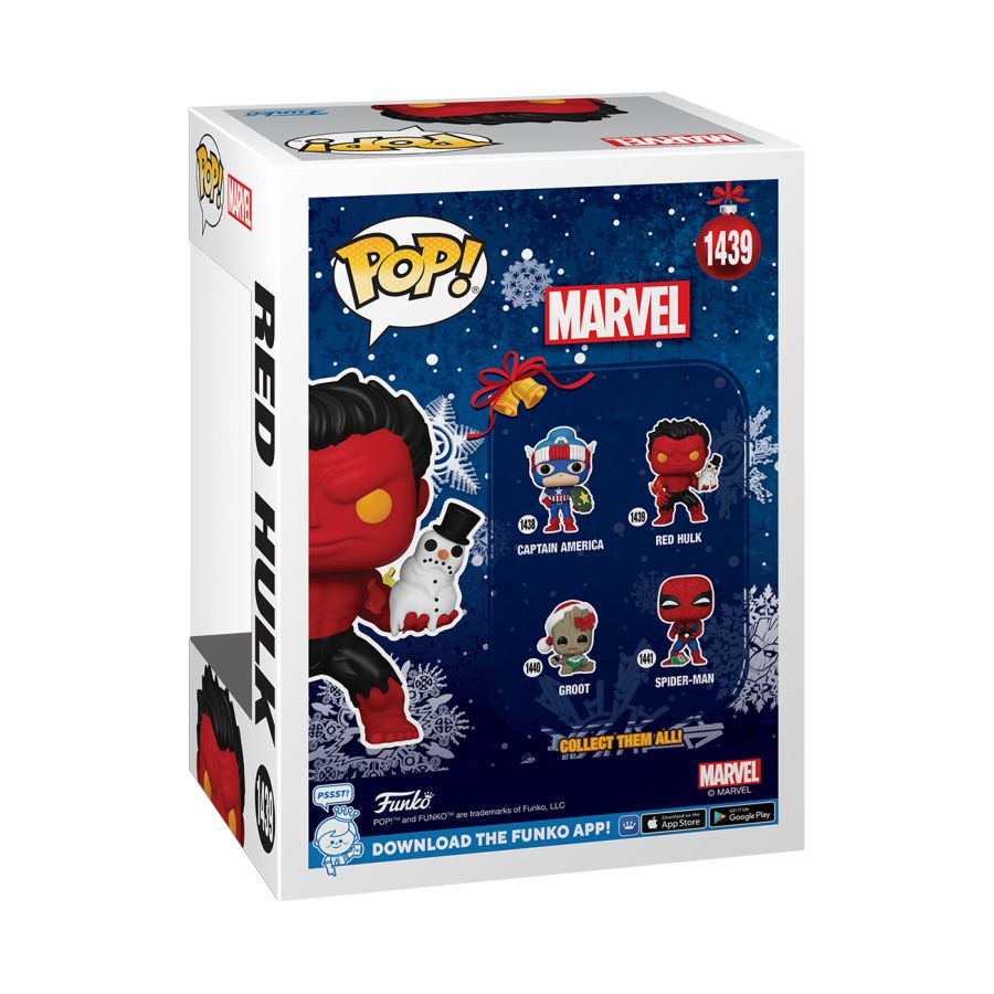 Marvel Comics - Red Hulk Holiday Pop! Vinyl #1439