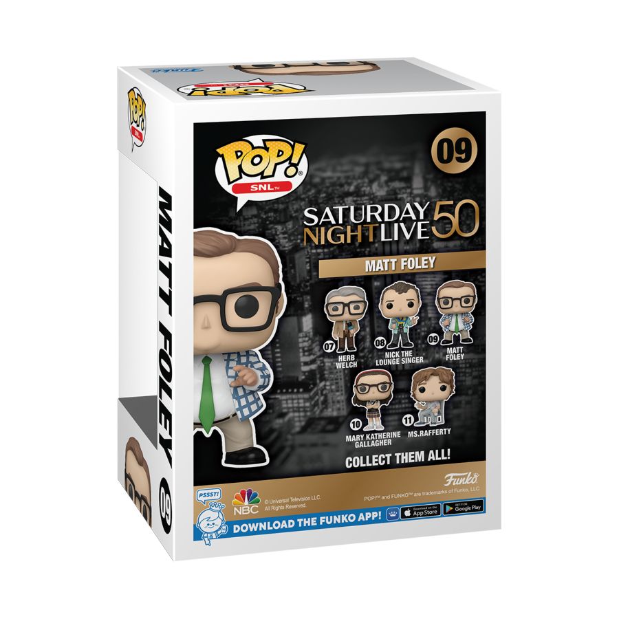 Saturday Night Live: 50th Anniversary - Matt Foley Pop! Vinyl #09