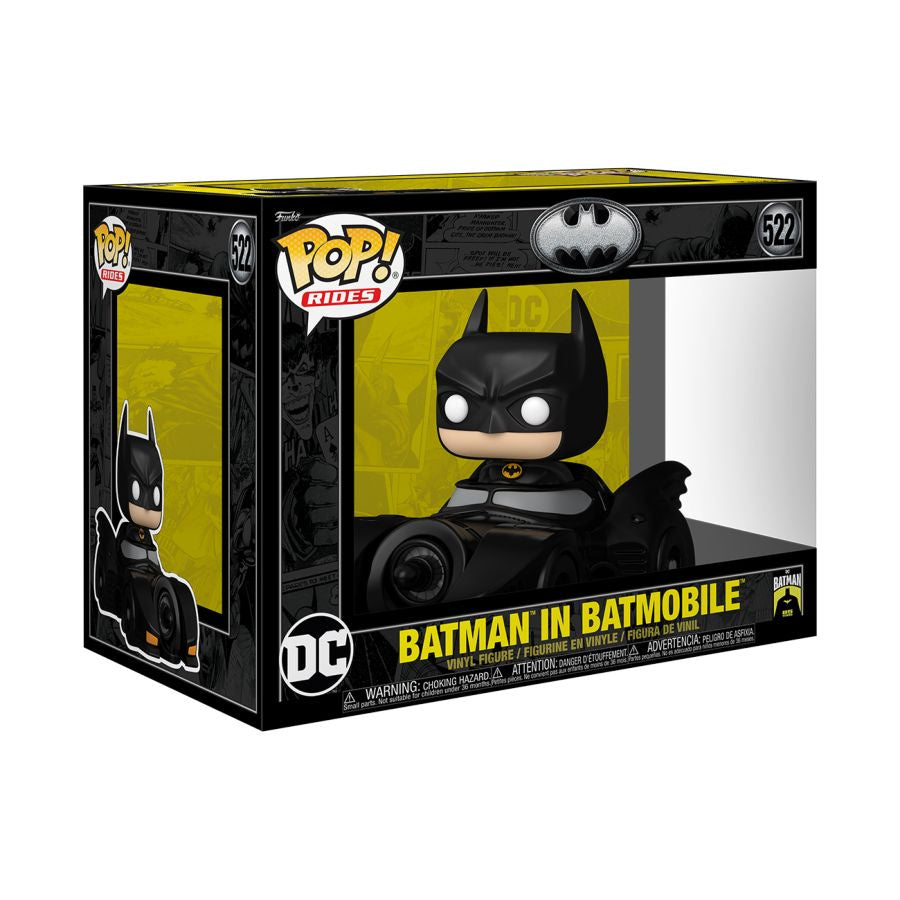 Batman: 85th Anniversary - Batman in Batmobile (1989) Pop! Ride #522