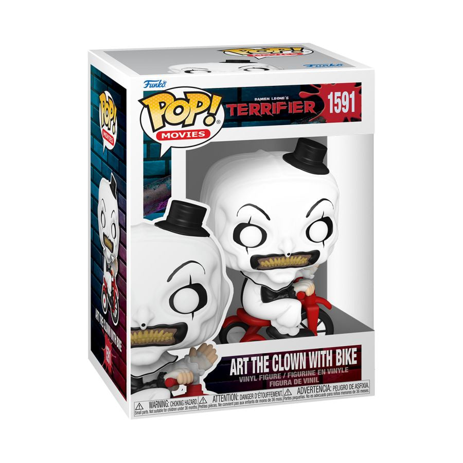 Terrifier - Art the Clown with bike Pop! Vinyl #1591