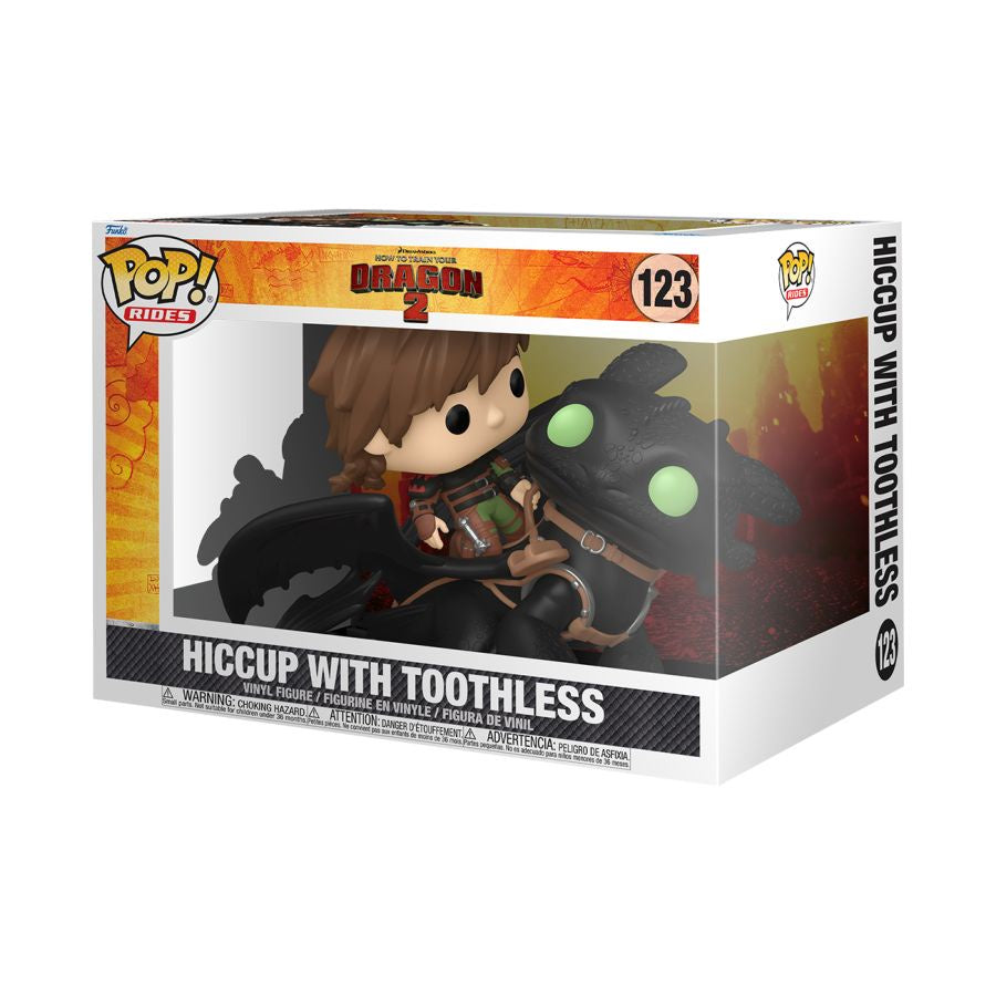 How to Train Your Dragon - Hiccup with Toothless Pop! Ride #123