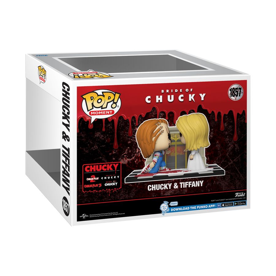 Bride of Chucky - Chucky & Tiffany US Exclusive Pop! Moment #1857