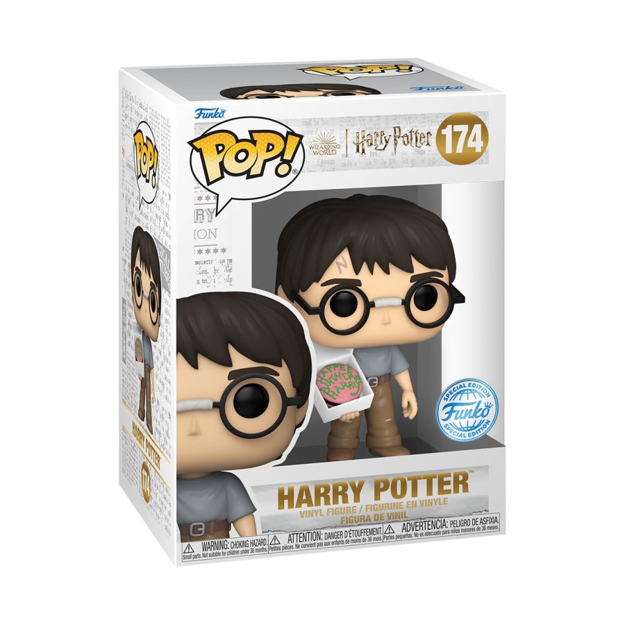 Harry Potter - Harry Potter (with Birthday Cake) US Exclusive Pop! Vinyl #174