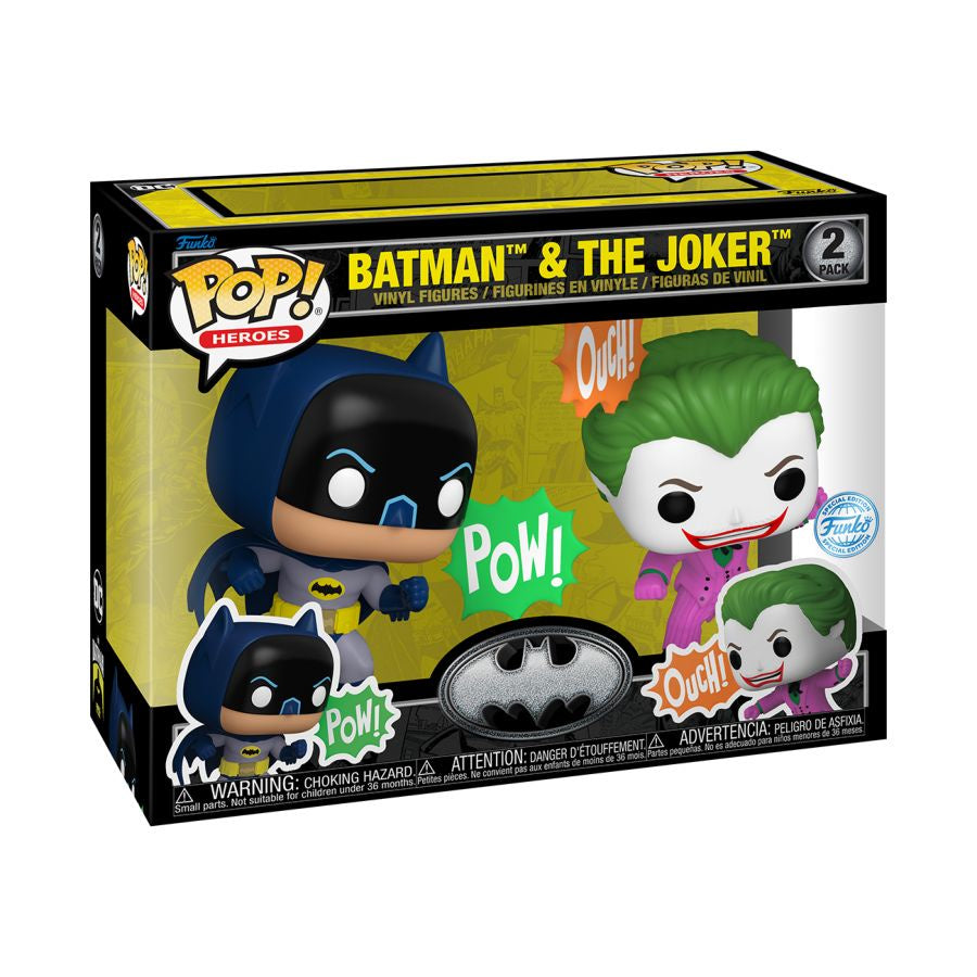 Batman: 85th Anniversary - Batman & Joker (1966) US Exclusive Pop! Vinyl 2-Pack