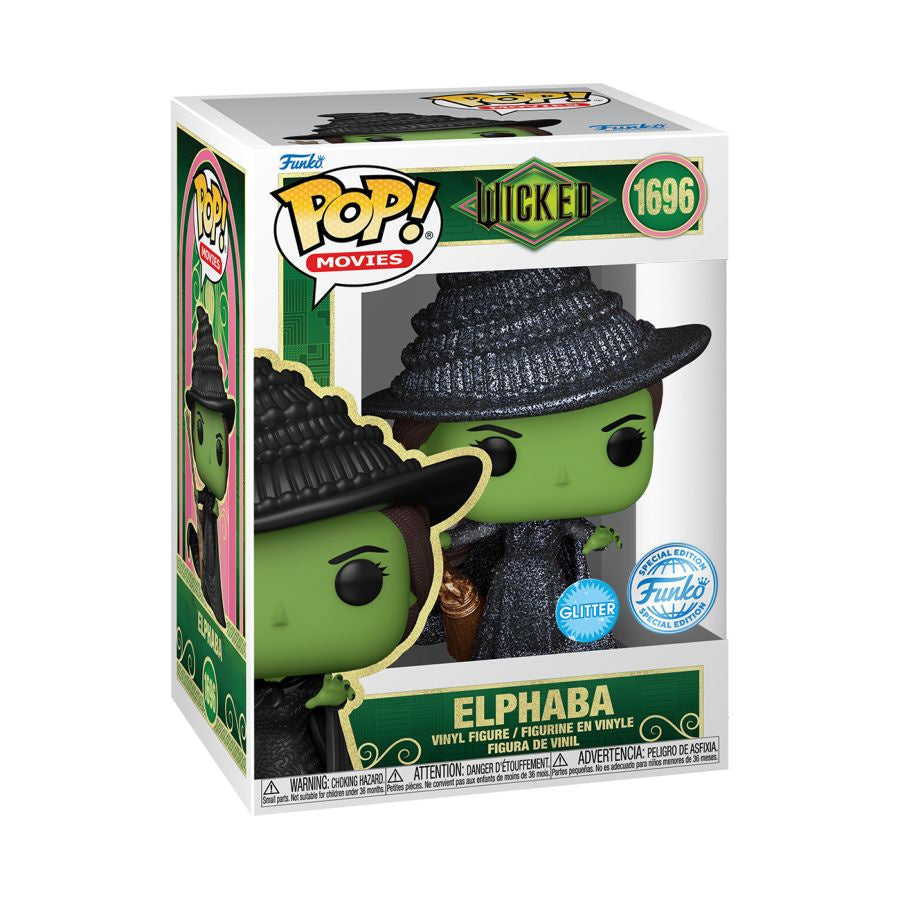 Wicked (2024) - Elphaba US Exclusive Glitter Pop! Vinyl #1696