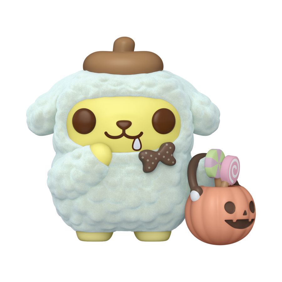 Sanrio - Pompompurin (Halloween) US Exclusive Flocked Pop! Vinyl  #95