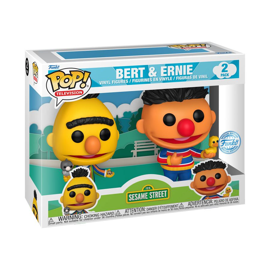 Sesame Street - Bert & Ernie US Exclusive Pop! Vinyl 2-Pack