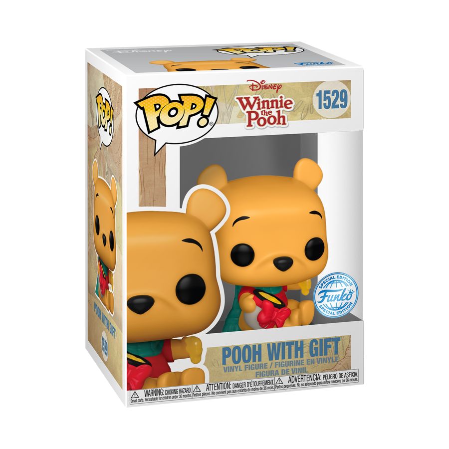 Winnie the Pooh - Pooh with gift US Exclusive Pop! Viny #1529