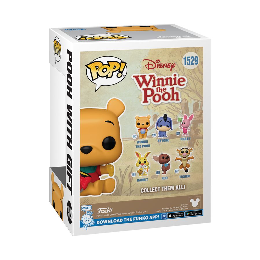 Winnie the Pooh - Pooh with gift US Exclusive Pop! Viny #1529