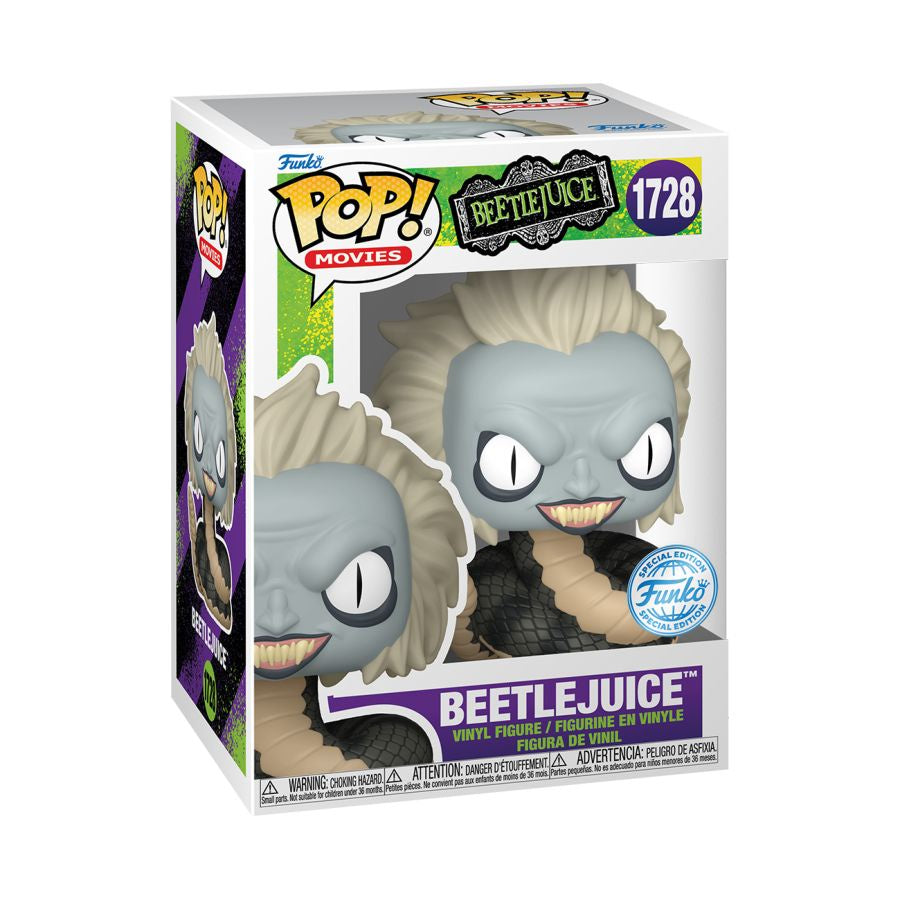 Beetlejuice - Beetlejuice (Rattlesnake) Exclusive Pop! Vinyl #1728