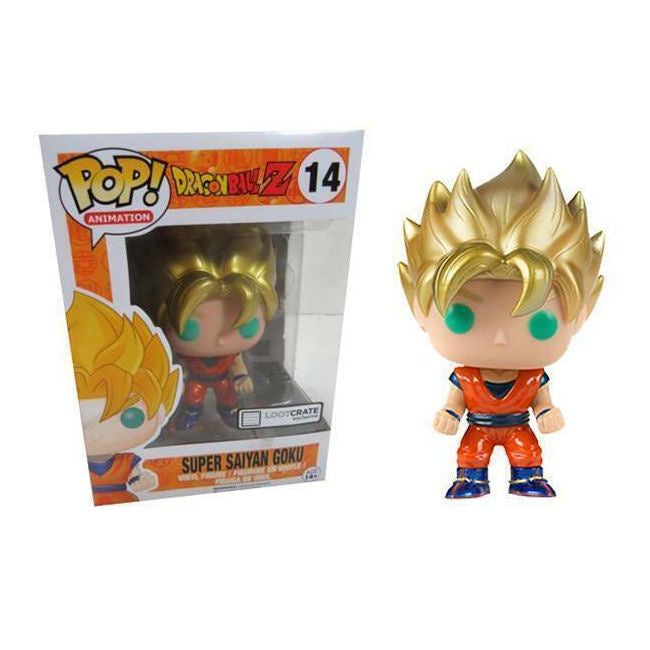 Dragon Ball Z - Super Saiyan Goku Metallic Loot Crate Exclusive Collectable Pop! Vinyl