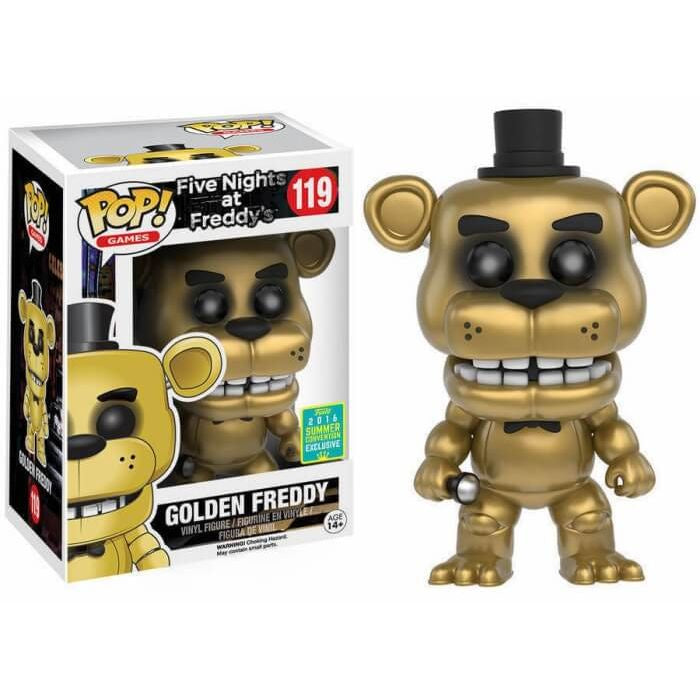 Five Nights at Freddy's - Golden Freddy 2016 SDCC Collectable Pop! Vinyl #119