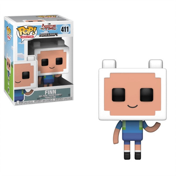Adventure Time - Finn Minecraft Collectable Pop! Vinyl #411
