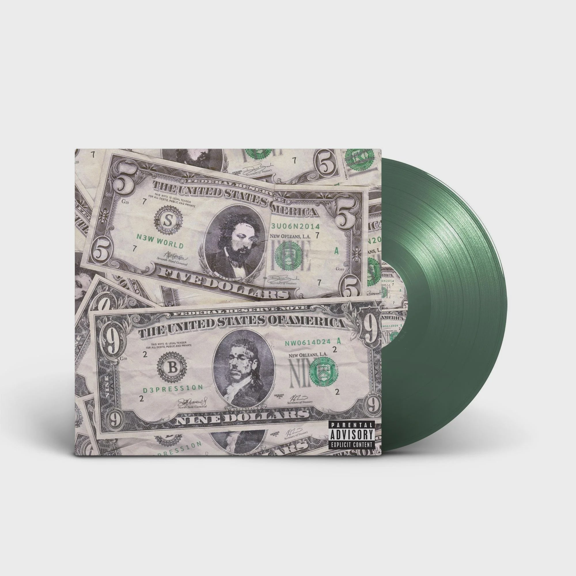 Suicideboys - New World Depression Coke Bottle Green Coloured Vinyl LP