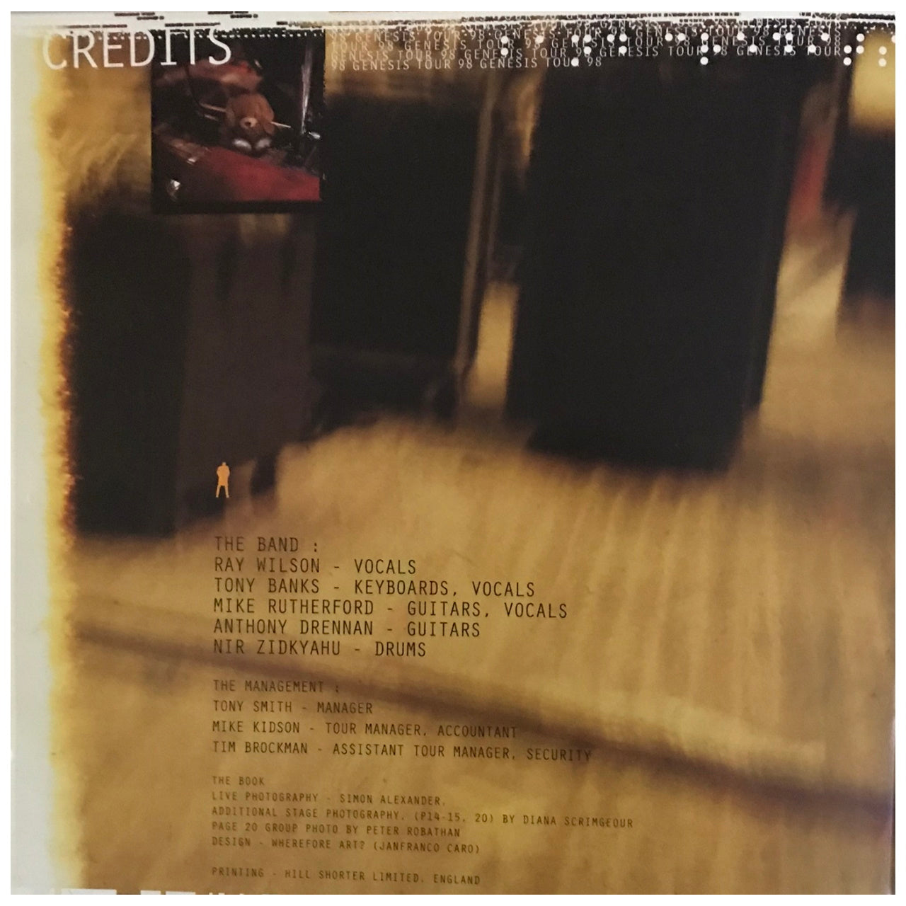 Genesis - Calling All Stations 1998 Original Concert Tour Program