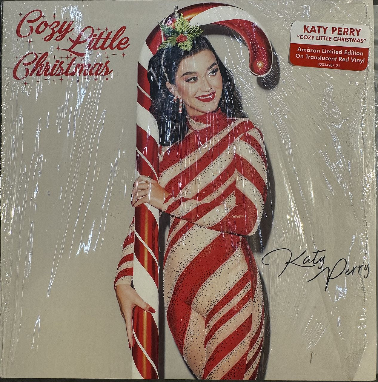 Katy Perry – Cozy Little Christmas 7" Single (Transluscent Red) Vinyl (Used)