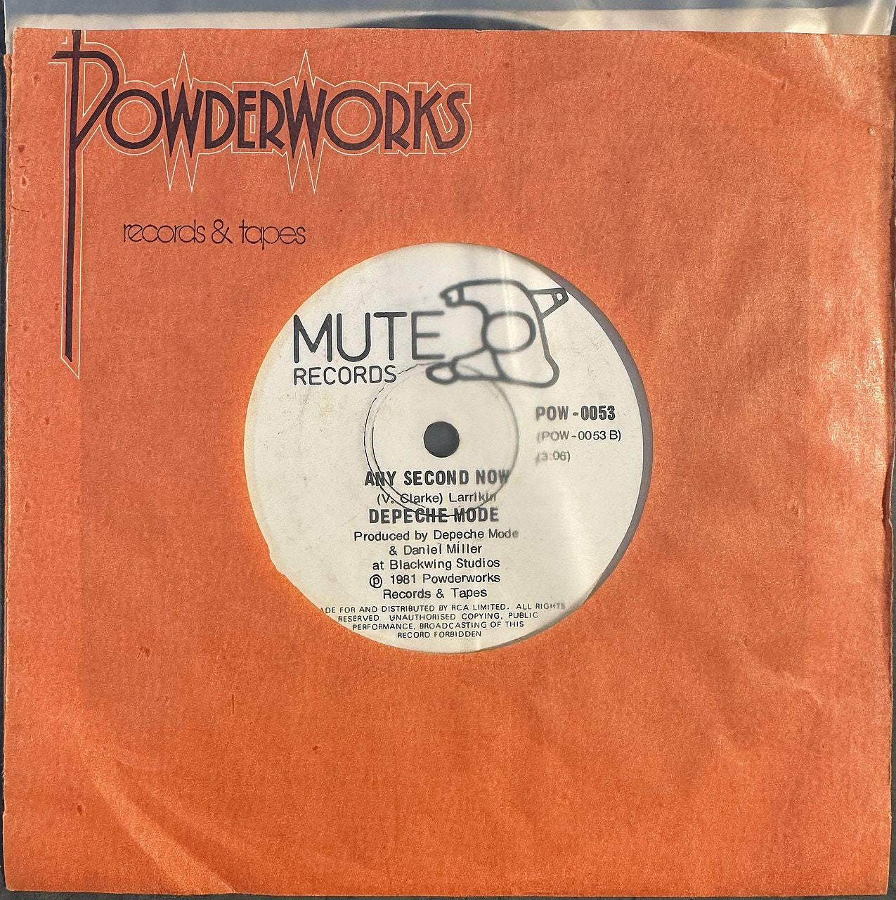 Depeche Mode – Just Can't Get Enough 7" Single Vinyl (Used)