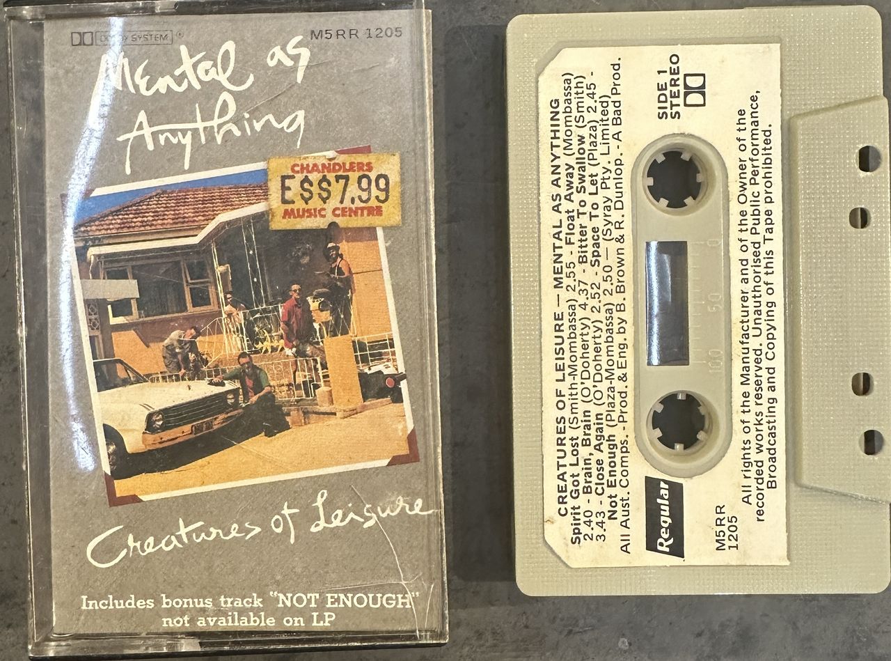 Mental As Anything – Creatures Of Leisure Cassette (Used)