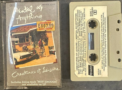 Mental As Anything – Creatures Of Leisure Cassette (Used)