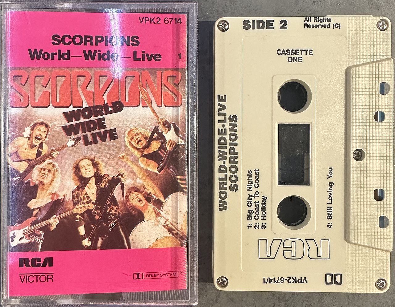 Scorpions – World Wide Live Cassette (Used)