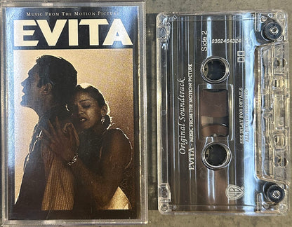 Andrew Lloyd Webber And Tim Rice – Evita (Music From The Motion Picture) Cassette (Used)