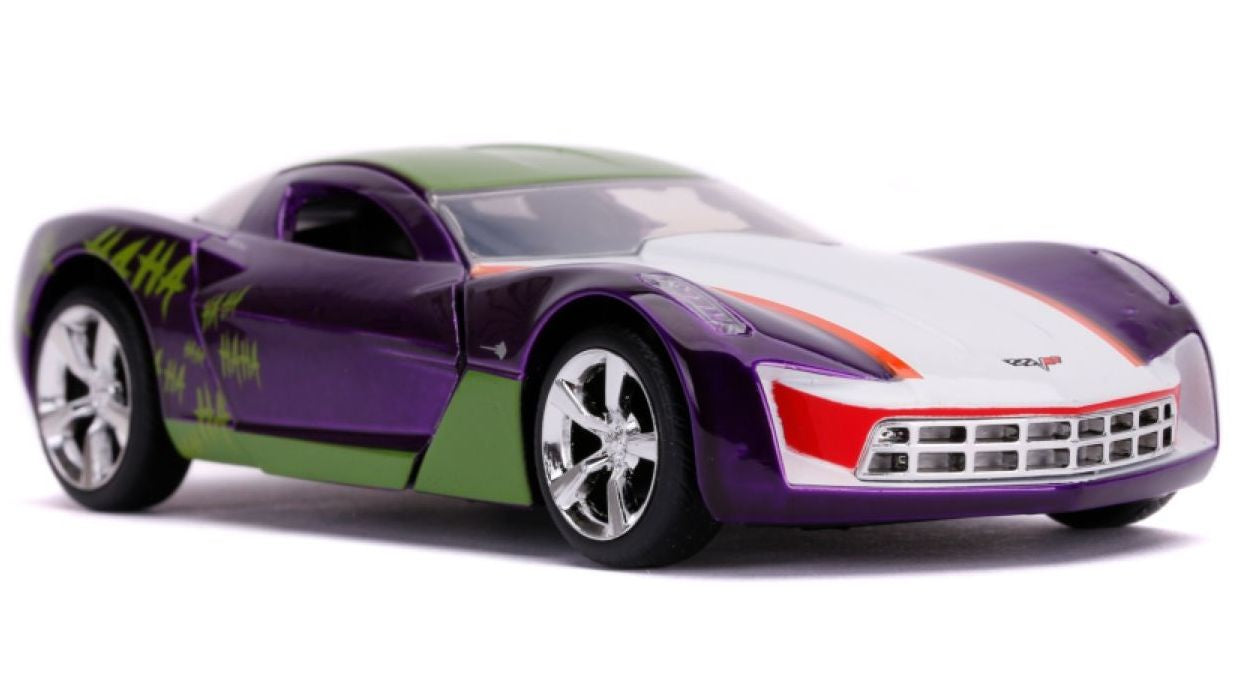Batman - 1:32 '09 Corvette Stingray Joker Die Cast Car
