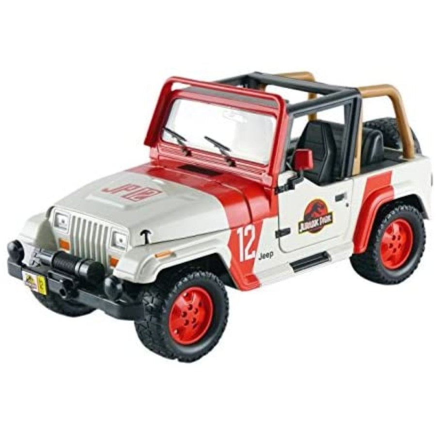 Jurassic World - '92 Jeep Wrangler 1:24 Scale Hollywood Ride Die Cast Car