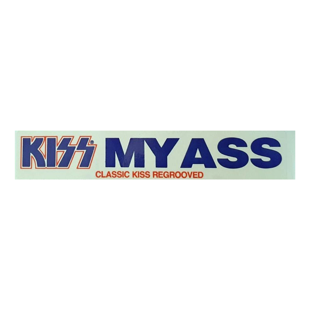 Kiss - Kiss My Ass Regrooved 1990s Promo Sticker