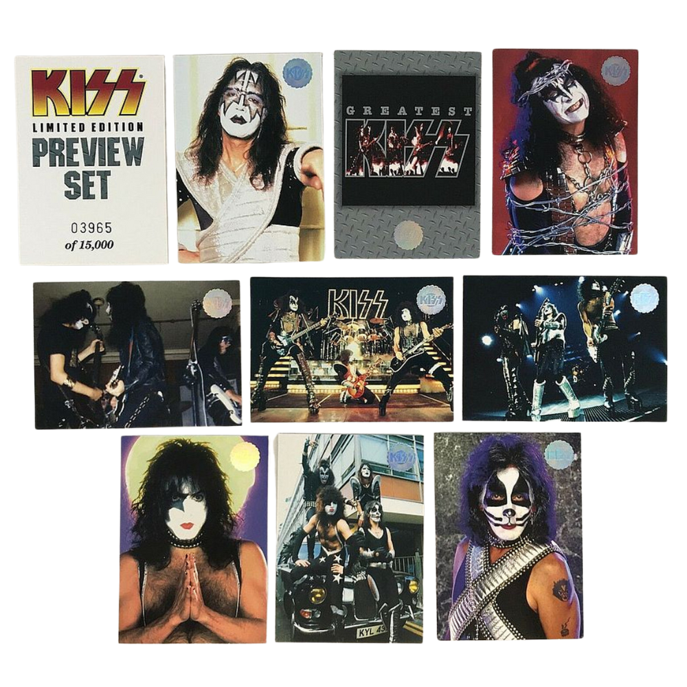 Kiss - 1997 Set Of 9 Preview Cards Trading Cards