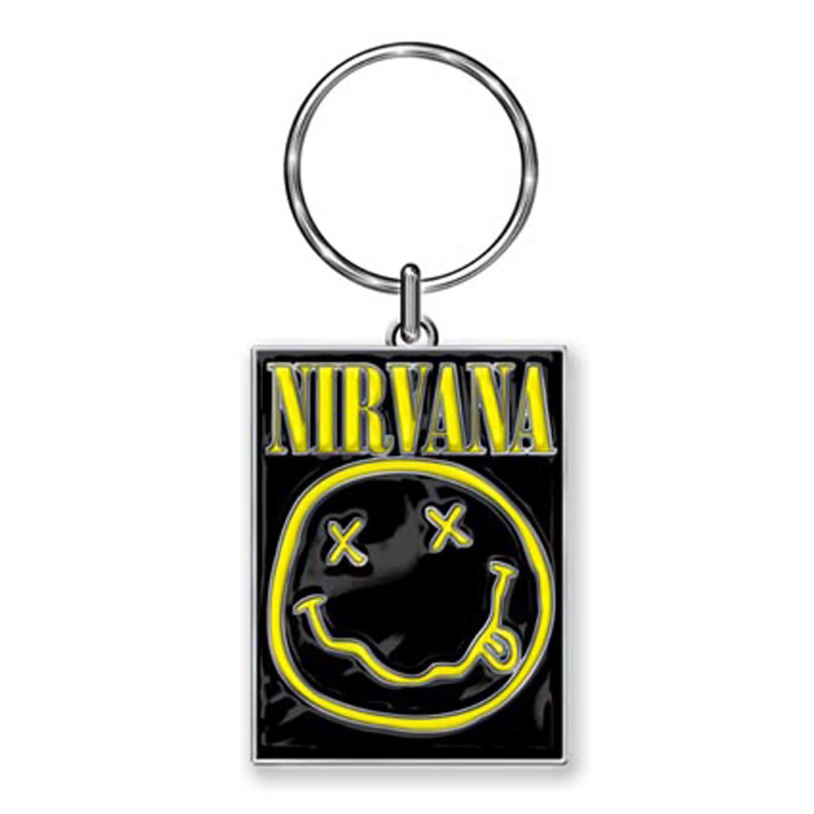 Nirvana - Happy Face Keychain