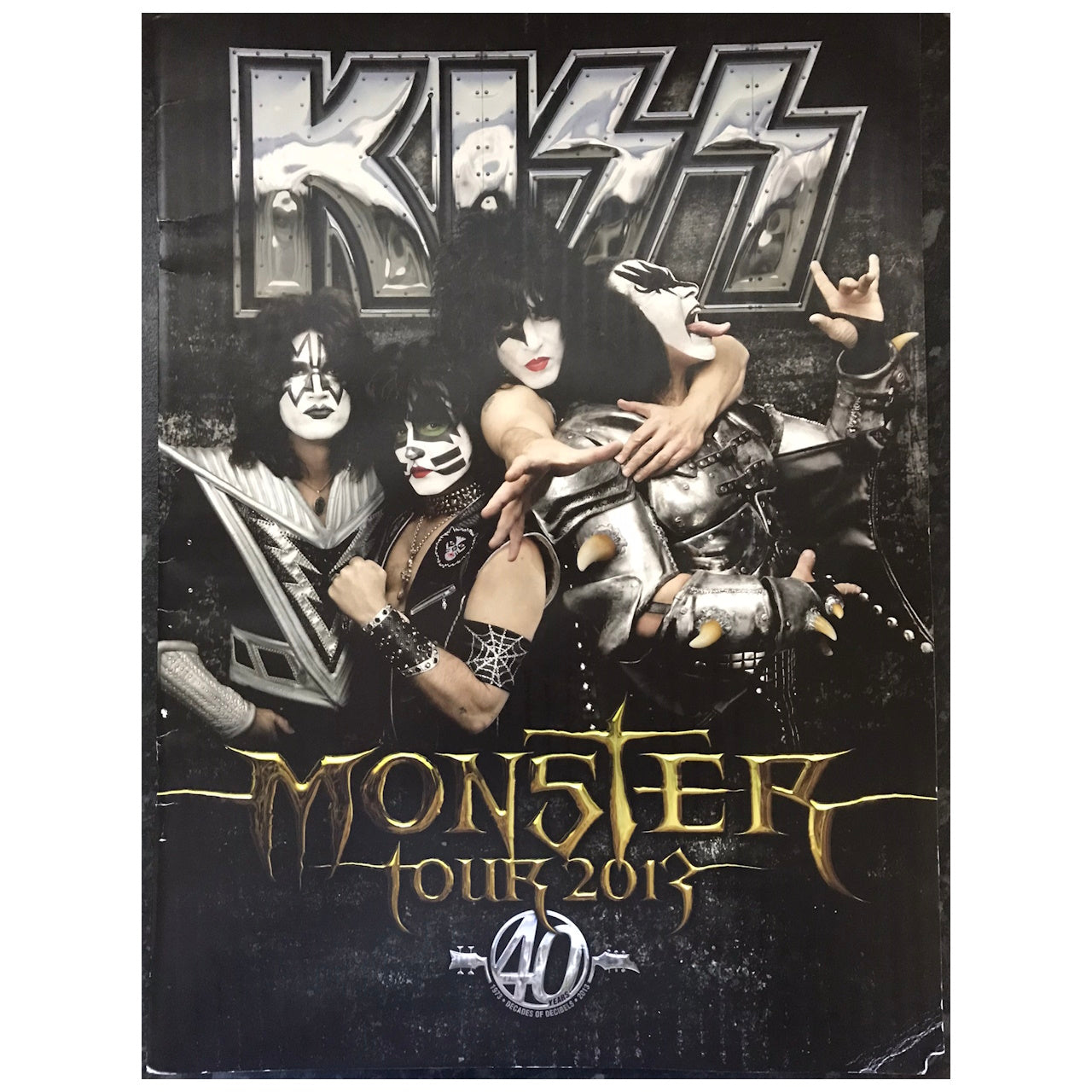 Kiss - Monster Tour 2013 Original Concert Tour Program