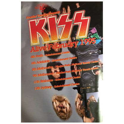 Kiss - Kiss My Ass Downunder 1995 Australia Original Concert Tour Program With Concert Ticket