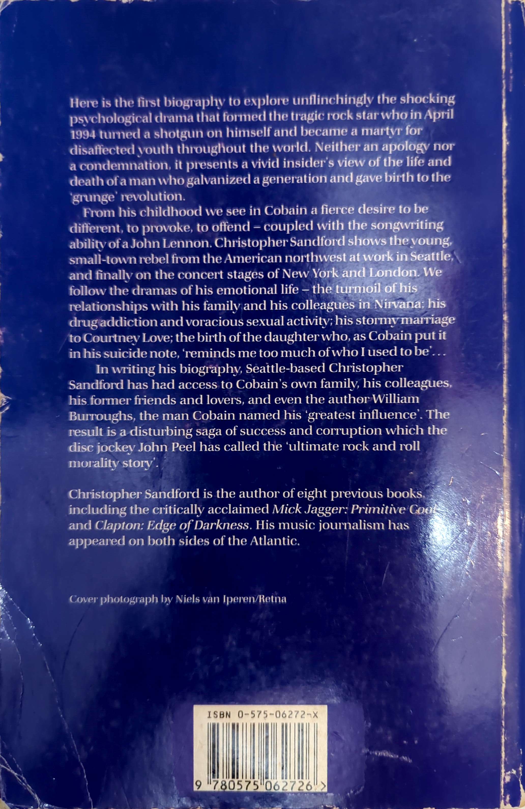 Christopher Sandford - Kurt Cobain Paperback Book (1995)