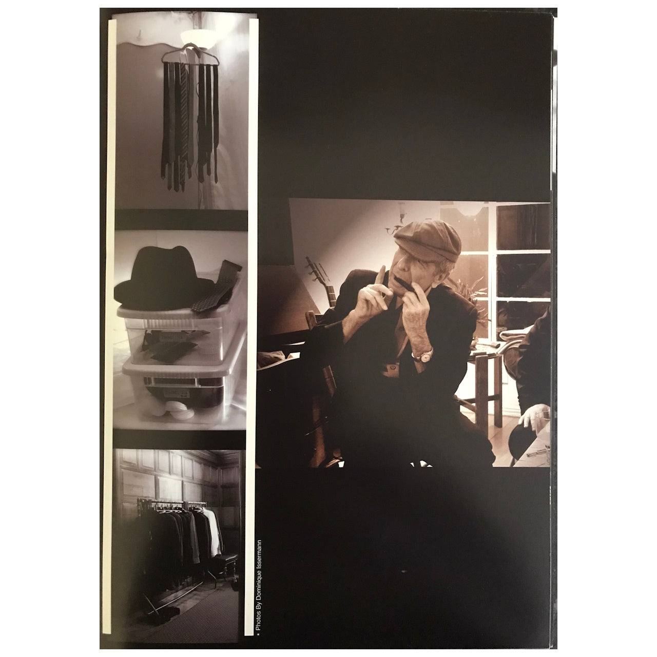 Leonard Cohen - Tour 2010 Original Concert Tour Program With Concert Ticket