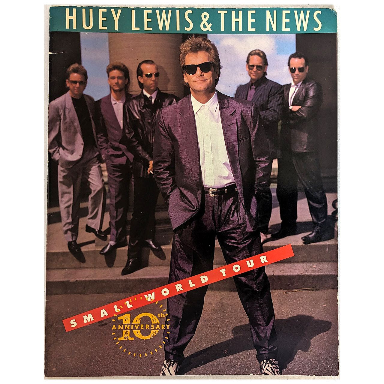 Huey Lewis & The News - Small World 1988 Original Concert Tour Program