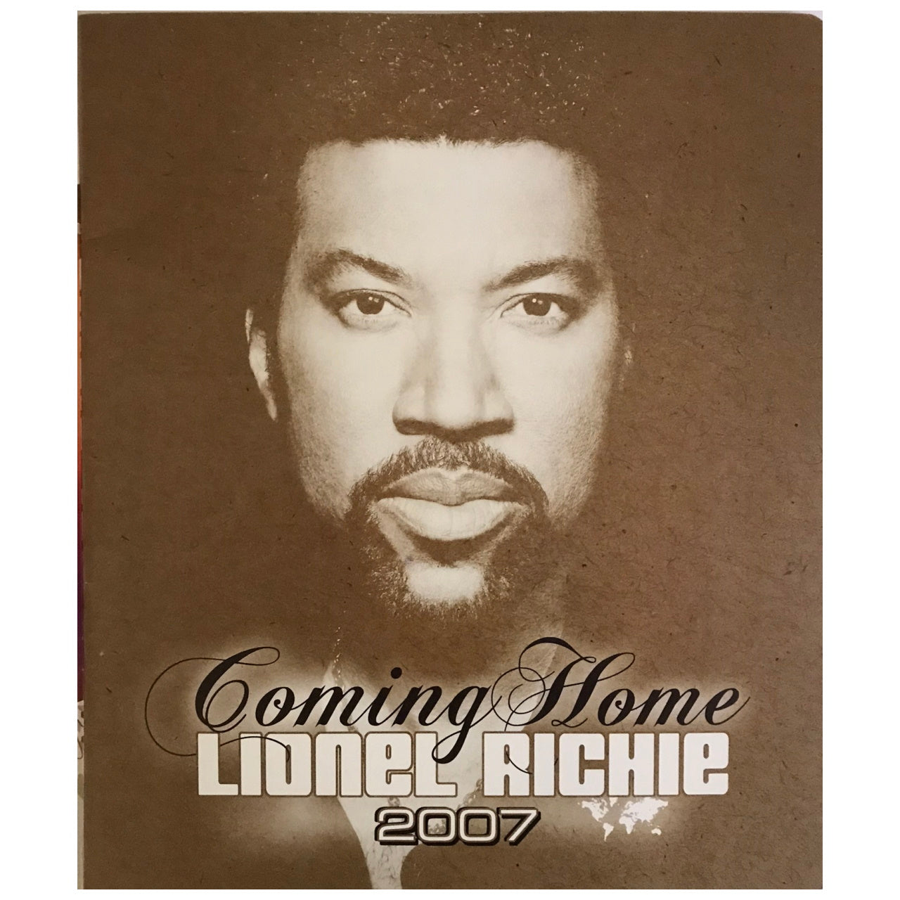 Lionel Richie - Passport All Around The World 2007 Original Concert Tour Program