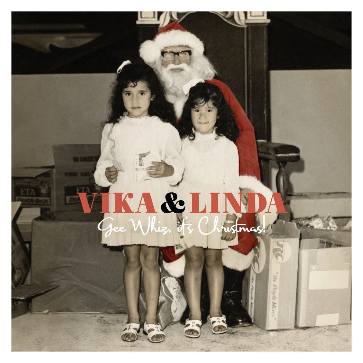 Vika & Linda - Gee Whiz, It's Christmas White Coloured Vinyl LP