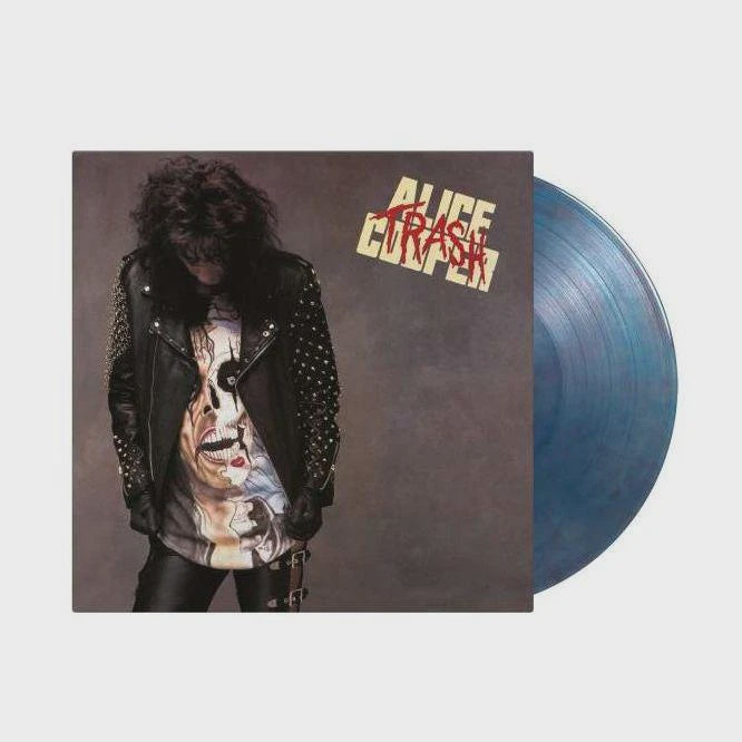 Alice Cooper - Trash 35th Anniversary Blue/Red Marbled Coloured Vinyl LP