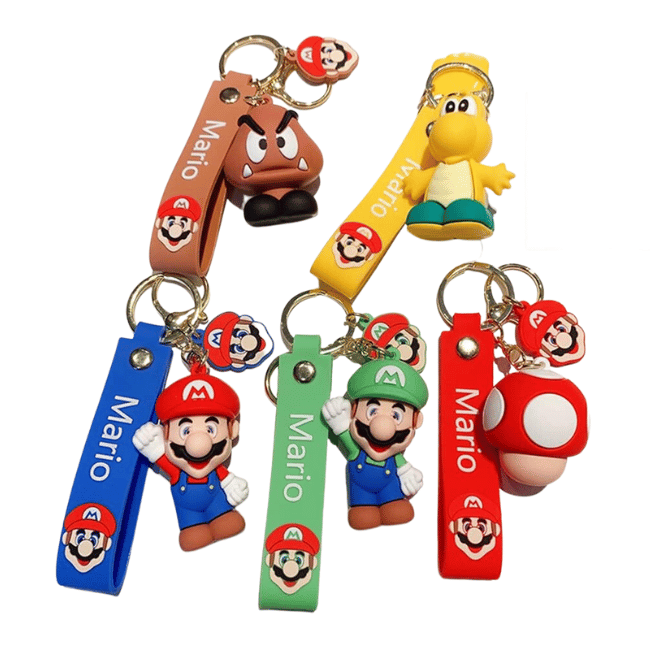 Super Mario Brothers - Various Characters Keychain