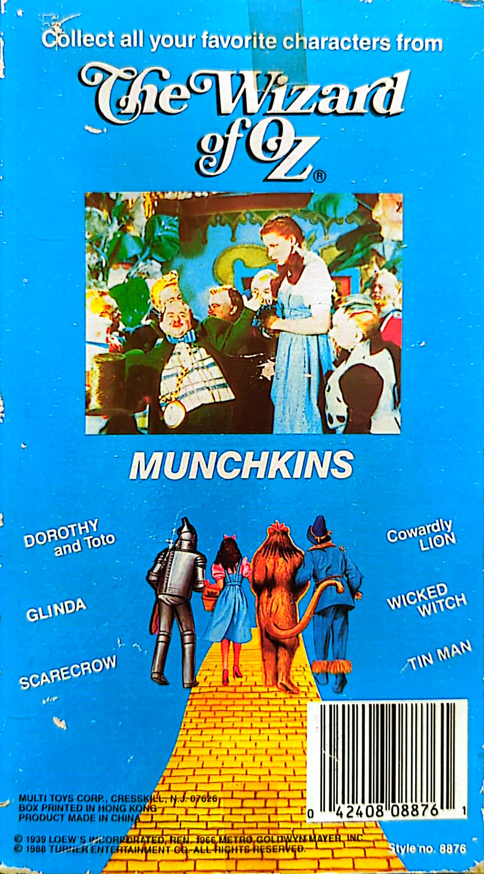 Wizard Of Oz - 1988 Munchkins 50th Anniversary 7 Inch Collectable Figure #8876
