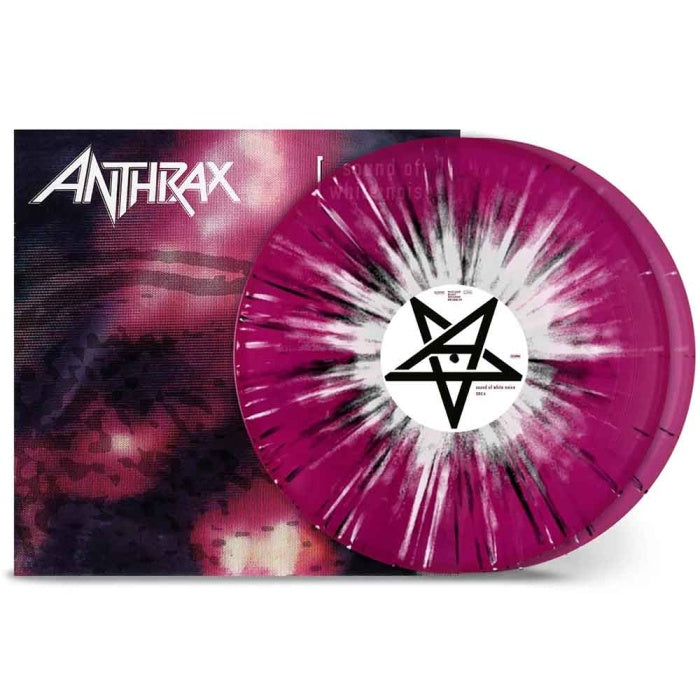 Anthrax - Sound Of White Noise Transparent Violet White Black Splatter Coloured Vinyl LP