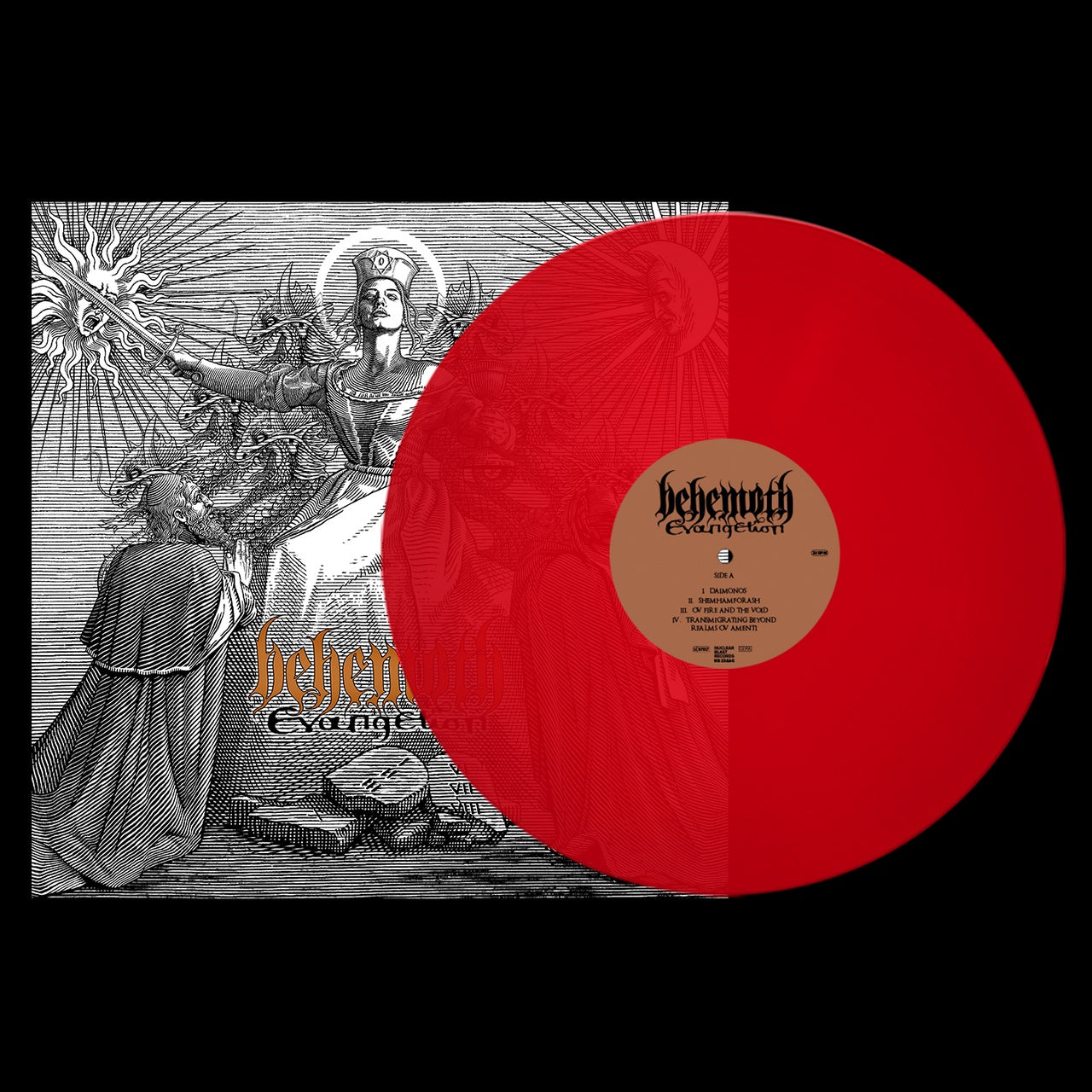 Behemoth - Evangelion Transparent Red Coloured Vinyl LP